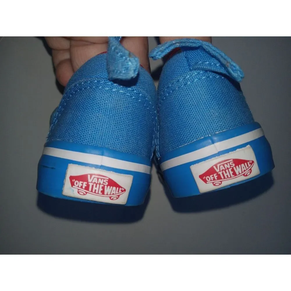 Vans‎ Asher V Shark Slip-on Toddler Baby Shark Shoes Size 4